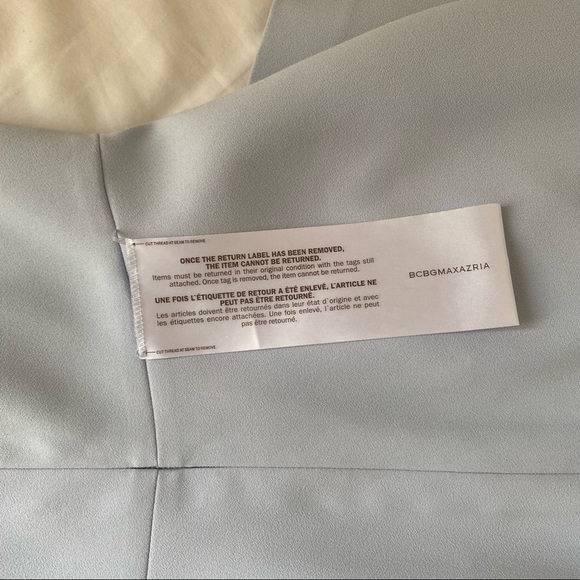 One shoulder Mini Sheath Dress in Arctic Blue - Picture 3 of 5